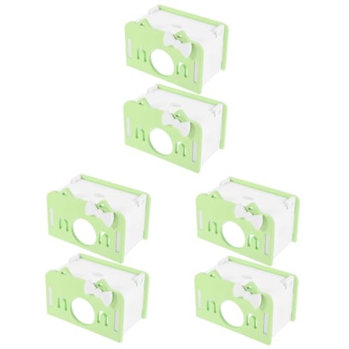 INOOMP 6 STK Hamsterversteck Hamster häuschen Hamster Spielzeug nagerhaus Hamsterversorgung Hamsterverstecke Mini Meerschweinchen Ökologisches Holz der Hamsterhaus PVC INOOMP 6 STK Hamsterversteck Hamster häuschen Hamster Spielzeug nagerhaus Hamsterversorgung Hamsterverstecke Mini Meerschweinchen Ökologisches Holz der Hamsterhaus PVC von INOOMP