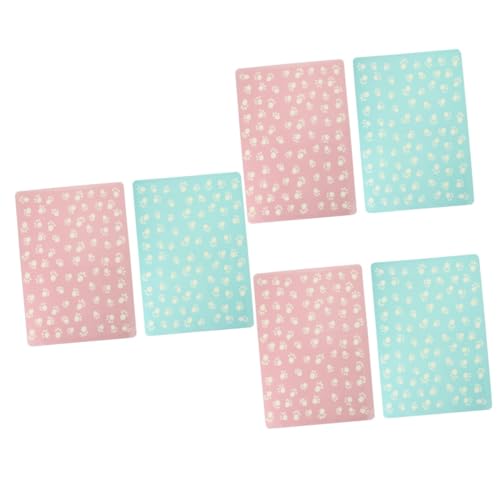 INOOMP 6 STK Haustier Tischset Hundenapf Pad Haustiermatten Für Futter Und Wasser Haustierfuttermatte Klein wasserdichte Hundematte Matte Für Katzen Katze Tischset Hundenapf Tablett Pp INOOMP 6 STK Haustier Tischset Hundenapf Pad Haustiermatten Für Futter Und Wasser Haustierfuttermatte Klein wasserdichte Hundematte Matte Für Katzen Katze Tischset Hundenapf Tablett Pp von INOOMP