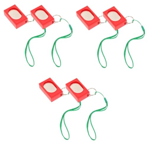 INOOMP 6 STK Haustier-clicker Klicker Für Haustiertraining Fingerklicker Für Das Hundetraining Clicker-katzentrainer Hund Bellt Clicker Pferdeklicker Clicker Zum Rufen Von Haustieren Rot INOOMP 6 STK Haustier-clicker Klicker Für Haustiertraining Fingerklicker Für Das Hundetraining Clicker-katzentrainer Hund Bellt Clicker Pferdeklicker Clicker Zum Rufen Von Haustieren Rot von INOOMP