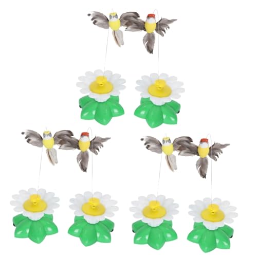 INOOMP 3 Sets Elektronisches Interaktives Katzenspielzeug Fliegender Vogel Katzenspielzeug Für Hauskatzen Haustier-Spielzeug Zum Necken 2 Stück * 3 von INOOMP