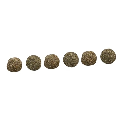 INOOMP 6 STK Katze-Minze-Kugeln Katzenminze Spielzeug für Katzen cat Toys spielsachen für Katzen katzenminze Balls Katze behandelt Kauspielzeug für Katzen Spielzeug für Haustiere von INOOMP