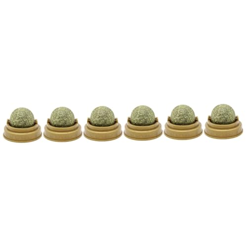 INOOMP 6 STK Katzenbissball Health Wellness Kürbis-Katzenminze Katzenball Leckereien für Katzen Katze leckt Ball Verdauungsförderer für Katzen Haustier Katzenminze Bälle Snack rotieren INOOMP 6 STK Katzenbissball Health Wellness Kürbis-Katzenminze Katzenball Leckereien für Katzen Katze leckt Ball Verdauungsförderer für Katzen Haustier Katzenminze Bälle Snack rotieren von INOOMP