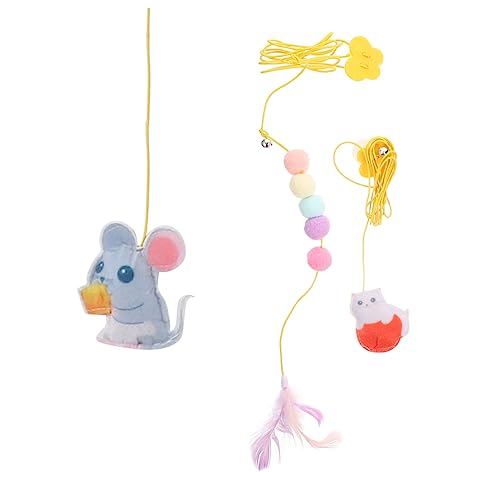 INOOMP 6 STK Katzenspielzeug Katzenjagdspielzeug Selbstspielende Neckereien Mäuse Für Interaktive Neckende Schaukeln Kätzchen Teaser Hüpfspielzeug Neckisch Schwingen Plüsch Haustier INOOMP 6 STK Katzenspielzeug Katzenjagdspielzeug Selbstspielende Neckereien Mäuse Für Interaktive Neckende Schaukeln Kätzchen Teaser Hüpfspielzeug Neckisch Schwingen Plüsch Haustier von INOOMP