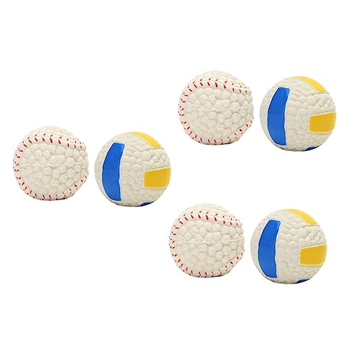 INOOMP 6 STK Kauspielzeug für Haustiere Haustier Beißspielzeug Hündchenspielzeug Beißspielzeug für Hunde Haustiere kauen Spielzeug Welpenspielzeug Spielzeuge Backenzahn Spielzeugball Weiß INOOMP 6 STK Kauspielzeug für Haustiere Haustier Beißspielzeug Hündchenspielzeug Beißspielzeug für Hunde Haustiere kauen Spielzeug Welpenspielzeug Spielzeuge Backenzahn Spielzeugball Weiß von INOOMP