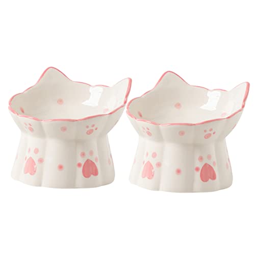 INOOMP 6 STK Keramiknapf für Haustiere Kleiner hundewassernapf hundenäpfe Keramik pet Feeder pet Water Bowl Katzennapf Katzennäpfe erhöhter Fressnapf Tierfuttermittel Lebensmittel von INOOMP