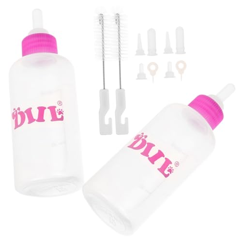 INOOMP 6 STK Nuckelflasche Haustierzubehör Babyflaschen aus Silikon Welpe tierische bescherung Milch Flasche Katzen-Hund-Flaschen Leere Silikonflaschen Kätzchen Pflegebedarf Kieselgel von INOOMP