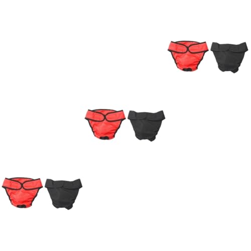 INOOMP 6 STK Pet körperliche Haustier-PIPI-Pad Damenunterwäsche kleine Hundeunterwäsche Inkontinenzhose Hunde Unterhose hundewindel Hygieneunterwäsche für Hunde Windel für Hündin INOOMP 6 STK Pet körperliche Haustier-PIPI-Pad Damenunterwäsche kleine Hundeunterwäsche Inkontinenzhose Hunde Unterhose hundewindel Hygieneunterwäsche für Hunde Windel für Hündin von INOOMP