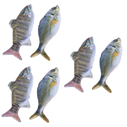 INOOMP 6 STK Plüschtier Fisch elektrisch bewegter Fisch Katzen-Teaser-Spielzeug interaktives Spielzeug Interactive Toys Pillows Spielzeuge gefüllte Puppe Plüschpuppe USB gefüllter Fisch INOOMP 6 STK Plüschtier Fisch elektrisch bewegter Fisch Katzen-Teaser-Spielzeug interaktives Spielzeug Interactive Toys Pillows Spielzeuge gefüllte Puppe Plüschpuppe USB gefüllter Fisch von INOOMP