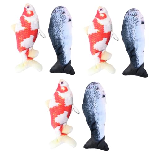 INOOMP 6 STK Simulation elektrischer Fisch Kätzchenspielzeug elektrisches Katzenspielzeug catchring knete Spielzeug Spielzeuge Plüschtier Plüsch-Fischspielzeug neckendes Katzenspielzeug INOOMP 6 STK Simulation elektrischer Fisch Kätzchenspielzeug elektrisches Katzenspielzeug catchring knete Spielzeug Spielzeuge Plüschtier Plüsch-Fischspielzeug neckendes Katzenspielzeug von INOOMP