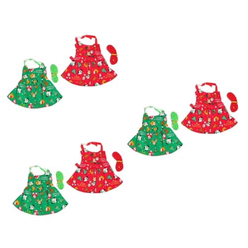 INOOMP 6 Sätze Haustier-weihnachtskleidung Hautband Für Kleidung Brustgurt Für Kätzchen Kaninchenweste Mit Leine Hasenhalsband Meerschweinchenkostü Hamster Die Katze Lop-Kaninchen Stoff INOOMP 6 Sätze Haustier-weihnachtskleidung Hautband Für Kleidung Brustgurt Für Kätzchen Kaninchenweste Mit Leine Hasenhalsband Meerschweinchenkostü Hamster Die Katze Lop-Kaninchen Stoff von INOOMP