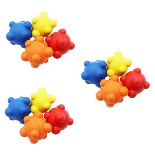 INOOMP 6stücke Gummiball Für Hunde Unregelmäßiger Springender Kauspielzeugball Zufälligen Farben Für Aktives Spiel Und Zahnpflege Sicheres Weiches Material Mit Milchduft Für Hunde INOOMP 6stücke Gummiball Für Hunde Unregelmäßiger Springender Kauspielzeugball Zufälligen Farben Für Aktives Spiel Und Zahnpflege Sicheres Weiches Material Mit Milchduft Für Hunde von INOOMP