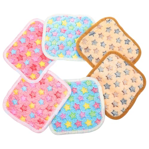 INOOMP Kompakte Meerschweinchenmatten – 6er-Pack Fleece-Einlagen Einstreu Für Meerschweinchenkäfige Warme Haustierdecke Für Hamster INOOMP Kompakte Meerschweinchenmatten – 6er-Pack Fleece-Einlagen Einstreu Für Meerschweinchenkäfige Warme Haustierdecke Für Hamster von INOOMP