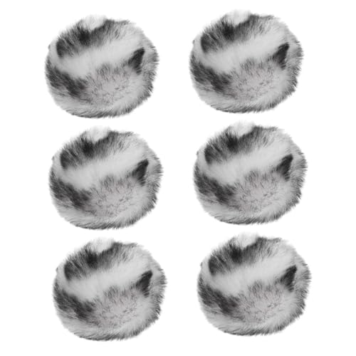 INOOMP 6 Stück Kätzchen Bälle Kätzchen Kauspielzeug Katzenkratzer Katze kaubälle interaktives Kätzchenspielzeug Katzenspielzeug Haustierspielzeug Plüsch Black INOOMP 6 Stück Kätzchen Bälle Kätzchen Kauspielzeug Katzenkratzer Katze kaubälle interaktives Kätzchenspielzeug Katzenspielzeug Haustierspielzeug Plüsch Black von INOOMP