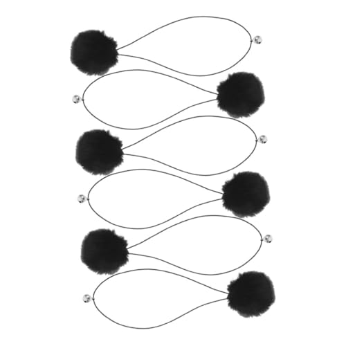 INOOMP 6 Stück Katzen Spielbälle mit Glocke Interaktives für Katzenbäume und Kratzsäulen und Langlebig für Verschiedene Spielstile und Sicheres INOOMP 6 Stück Katzen Spielbälle mit Glocke Interaktives für Katzenbäume und Kratzsäulen und Langlebig für Verschiedene Spielstile und Sicheres von INOOMP