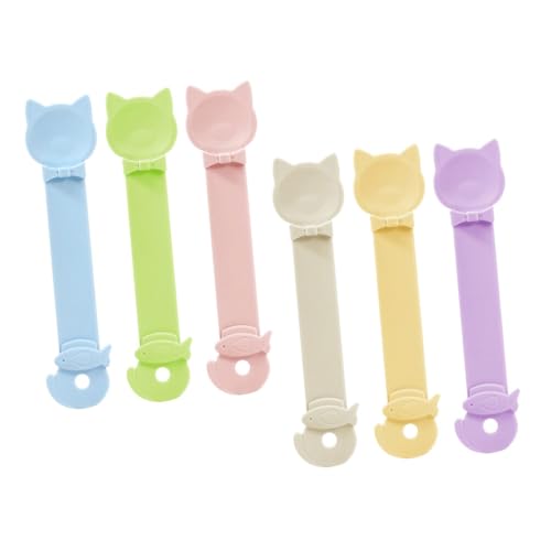 INOOMP 6stücke Teiliges Katzen-futtersystem Mit Quetschlöffeln Multifunktionaler Spender Für Flüssige Snacks Und Leckerlis Für Einfache Und Schnelle Fütterung Von Haustieren von INOOMP