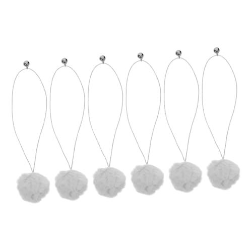 INOOMP 6 Stück Kratzbaum Ersatzball Ersatzball Für Katzen Kratzbäume Behang Ballspielzeug Katzenkratzbaum Spielzeugball Katzenkratzbaum Zubehör Plüsch Hellgrau INOOMP 6 Stück Kratzbaum Ersatzball Ersatzball Für Katzen Kratzbäume Behang Ballspielzeug Katzenkratzbaum Spielzeugball Katzenkratzbaum Zubehör Plüsch Hellgrau von INOOMP