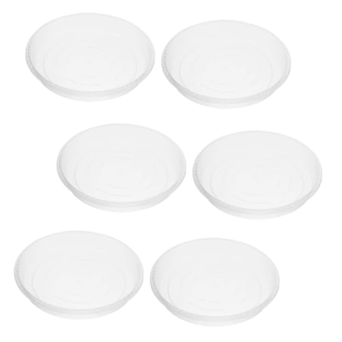 INOOMP 6 Stück Pflanzenwasserschale Wasserfänger für Pflanzen Blumen-Tropfschalen Blumenkugelbodenschale Blumentopf Untersetzer Pflanzer Wasserschale Plastik Transparent INOOMP 6 Stück Pflanzenwasserschale Wasserfänger für Pflanzen Blumen-Tropfschalen Blumenkugelbodenschale Blumentopf Untersetzer Pflanzer Wasserschale Plastik Transparent von INOOMP