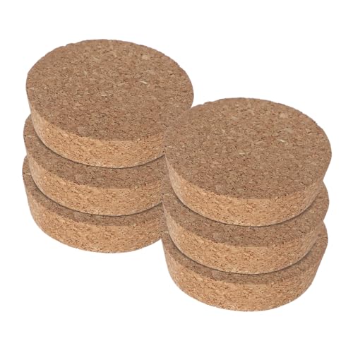 INOOMP 6 Stück Vase -Block Hydroponische Vasendeckel Deckel Für Hydrokultur-pflanzgefäße Kork Light Brown INOOMP 6 Stück Vase -Block Hydroponische Vasendeckel Deckel Für Hydrokultur-pflanzgefäße Kork Light Brown von INOOMP