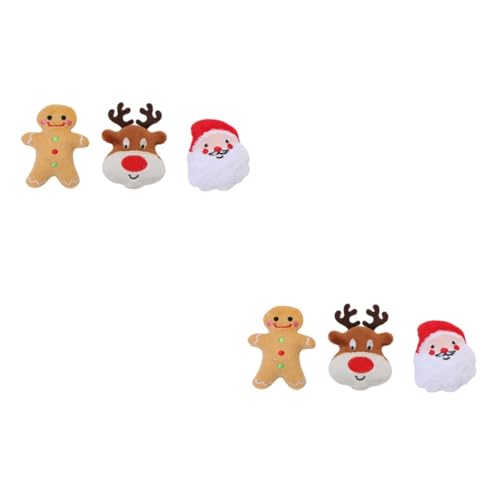 INOOMP 6 Stück Weihnachtsspielzeug Für Haustiere Kleine Leckereien Weihnachtsspielzeug Für Welpen Kauspielzeug Für Kätzchen Plüschspielzeug Kauspielzeug Für Kinder Interaktives INOOMP 6 Stück Weihnachtsspielzeug Für Haustiere Kleine Leckereien Weihnachtsspielzeug Für Welpen Kauspielzeug Für Kätzchen Plüschspielzeug Kauspielzeug Für Kinder Interaktives von INOOMP