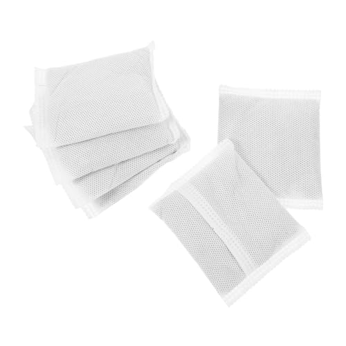 INOOMP 6Er-Packung Katzenstreubox aktivierte Holzkohle Müll-Kohlefilter Kompostfilter für den Aufsatzbehälter Haustierbrunnenfilter Katzenstreufilter Bambus-Kohle Weiß von INOOMP