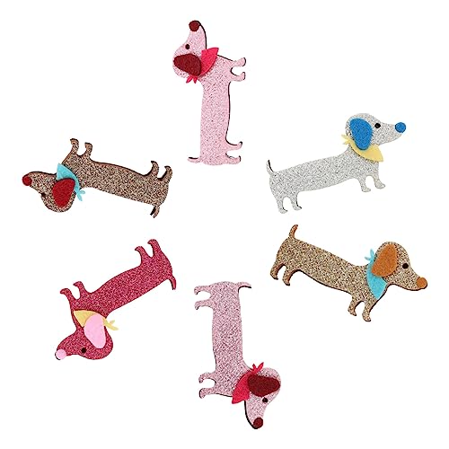 INOOMP 6-teiliges Tierhaar-zubehör Haarnadel-Set Für Hunde Und Katzen Dekorative Hundehaarnadel Haustier-Kopfschmuck Tierhaarentferner Zufällige Farbe von INOOMP