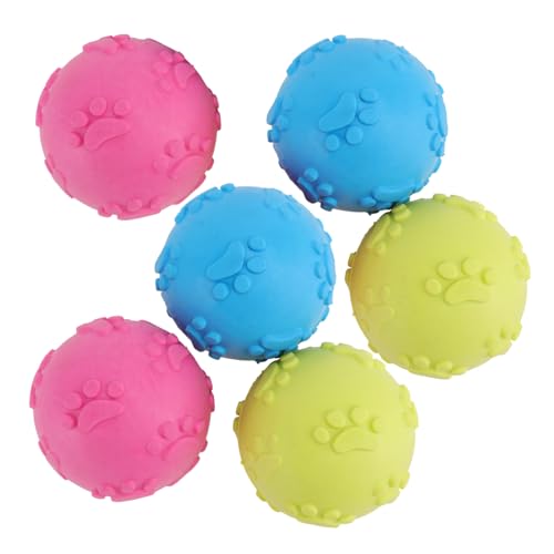 INOOMP 6stücke Quietschende Kauspielzeuge Für Hunde Bälle Für Teething Spielzeug Mit Massagefunktion Farben Zufällig Ablenkung Und Zahnpflege INOOMP 6stücke Quietschende Kauspielzeuge Für Hunde Bälle Für Teething Spielzeug Mit Massagefunktion Farben Zufällig Ablenkung Und Zahnpflege von INOOMP
