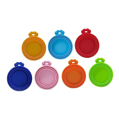 INOOMP 7st Haustierdosendeckel Dosendeckel Für Hundefutter Katze Abdeckungen Für Tierfutter Tiernahrung Kann Aufbewahrungsabdeckungen Für Haustierfutter Haushaltsdosendeckel Kieselgel INOOMP 7st Haustierdosendeckel Dosendeckel Für Hundefutter Katze Abdeckungen Für Tierfutter Tiernahrung Kann Aufbewahrungsabdeckungen Für Haustierfutter Haushaltsdosendeckel Kieselgel von INOOMP