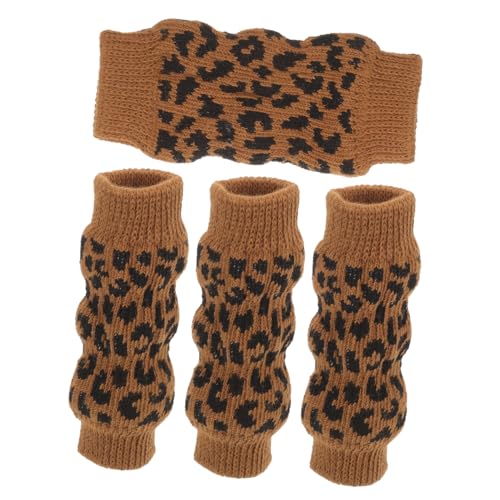 INOOMP 8 STK Haustiersocken Anti-Schmutz Socken für Haustiere Geschenkidee für Haustierbesitzer Beinsocken aus Baumwolle für Hunde Strumpffüller für Welpen warme Socken sockenschuhe Sanft von INOOMP