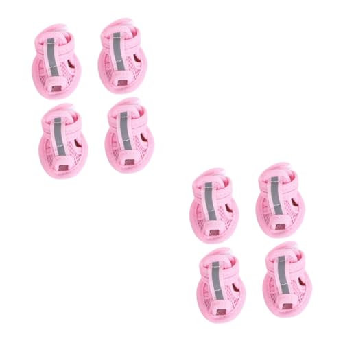 INOOMP 8stücke Atmungsaktive Hundeschuhe Aus Mesh Für Sommer rutschfeste Sandalen Für Haustiere Für Heiße Oberflächen von INOOMP