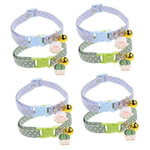INOOMP 8 STK Katzenhalsband Halsketten mit Anhänger Halsketten für Mädchen eine Halskette abbrechbare katzenhalsbänder Kätzchenhalsbänder für Mädchen Junge Zubehör kleine Kiste von INOOMP
