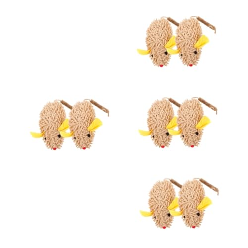 INOOMP 8 STK Katzenspielzeug Plüschfigur Spielzeug Kätzchen Spielzeug Katzenspielzeug Mäuse Katzenspielzeug für drinnen Dropshipping Spielzeug kauen Katzenzubehör Haustier Spielzeug INOOMP 8 STK Katzenspielzeug Plüschfigur Spielzeug Kätzchen Spielzeug Katzenspielzeug Mäuse Katzenspielzeug für drinnen Dropshipping Spielzeug kauen Katzenzubehör Haustier Spielzeug von INOOMP