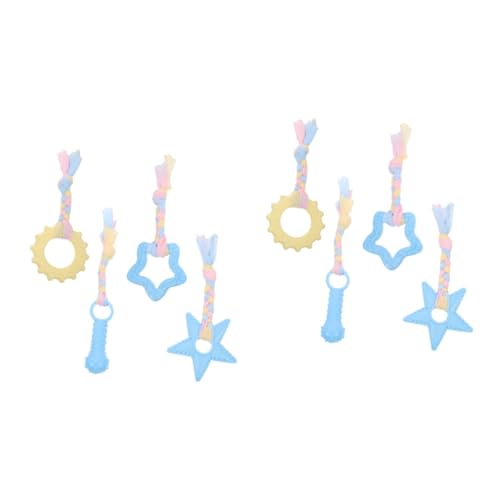 INOOMP 8 STK Kauspielzeug für Welpen kleines molares Spielzeug Beißspielzeug für Welpen Interactive Dog Toys interaktives Spielzeug Hundeseilspielzeug Zahnbürste lustiges Welpenspielzeug INOOMP 8 STK Kauspielzeug für Welpen kleines molares Spielzeug Beißspielzeug für Welpen Interactive Dog Toys interaktives Spielzeug Hundeseilspielzeug Zahnbürste lustiges Welpenspielzeug von INOOMP