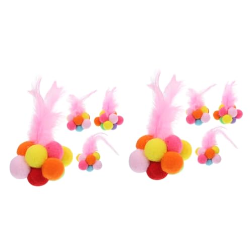 INOOMP 8 STK Knabberndes Katzenspielzeug Katzenbälle Indoor-Spielzeug Spielzeuge Bälle für Katzenboden Katze lustiges Spielzeug elastisch Hauskatze den Ball schnappen Katzenball Plüsch INOOMP 8 STK Knabberndes Katzenspielzeug Katzenbälle Indoor-Spielzeug Spielzeuge Bälle für Katzenboden Katze lustiges Spielzeug elastisch Hauskatze den Ball schnappen Katzenball Plüsch von INOOMP