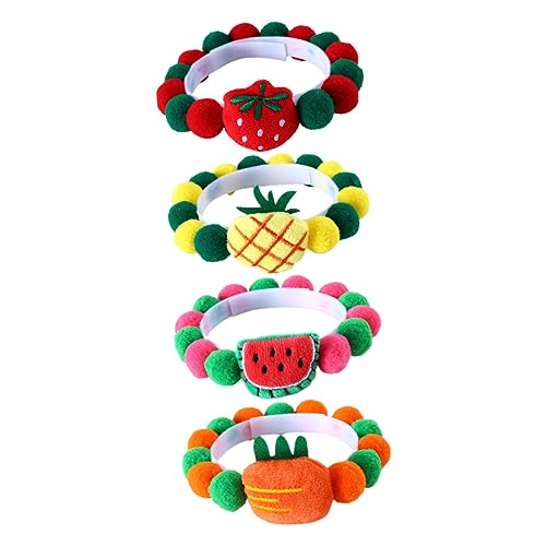 INOOMP 8stücke Teiliges Verstellbarer Katzenhalsband Mit Fruchtigem Design Süße Dekoration Für Kätzchen Hautfreundlich Für Fotoshootings von INOOMP