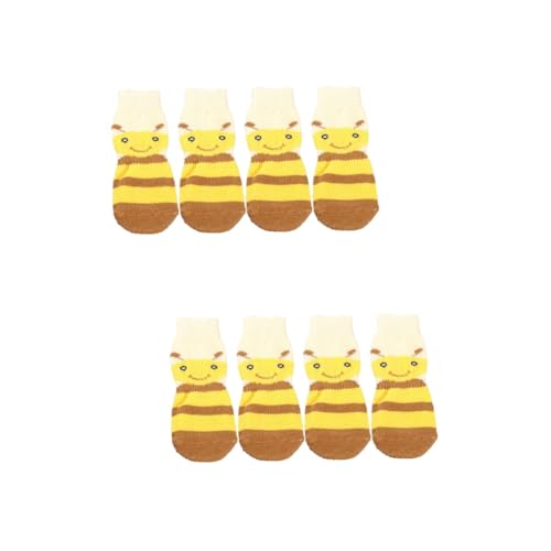INOOMP 8 STK wintersocken für Haustiere warme Socken für Haustier Golden Retriever Socken gelbe Socken Thermal Socks thermosocke gestrickte warme Socken Haustier gestrickte Socken Yellow INOOMP 8 STK wintersocken für Haustiere warme Socken für Haustier Golden Retriever Socken gelbe Socken Thermal Socks thermosocke gestrickte warme Socken Haustier gestrickte Socken Yellow von INOOMP