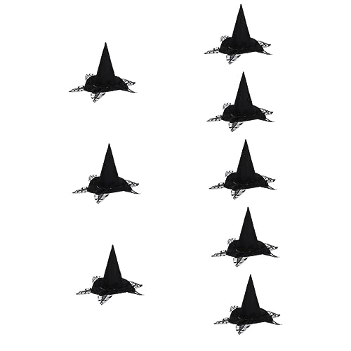 INOOMP 8 Sätze Kleidung für Haustiere Haustier-Cosplay- Cosplay-Outfits Halloween kostü Halloween Costume Kappen Haustierzubehör dekorative Haustierdekoration Schwarze Haustiermütze von INOOMP
