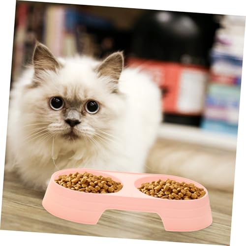 INOOMP 8 Stück Teiliges Katzennapf Doppelnapf aus Stabilem Kunststoff Rutschfest und Kippsicher für Futter und Wasser Farbenfrohes Design Ergonomisch Erhöhte Futternäpfe für Gesunde INOOMP 8 Stück Teiliges Katzennapf Doppelnapf aus Stabilem Kunststoff Rutschfest und Kippsicher für Futter und Wasser Farbenfrohes Design Ergonomisch Erhöhte Futternäpfe für Gesunde von INOOMP