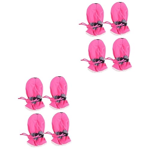 INOOMP 8-teiliges Set Hundestiefel Hundeschuhe & Pfotenschützer Atmungsaktive Socken Stiefel Für Hunde Schuhe Für Hunde Hundeschuhe Mittelgroße Hunde Überschuhe Kleidung Rosa INOOMP 8-teiliges Set Hundestiefel Hundeschuhe & Pfotenschützer Atmungsaktive Socken Stiefel Für Hunde Schuhe Für Hunde Hundeschuhe Mittelgroße Hunde Überschuhe Kleidung Rosa von INOOMP
