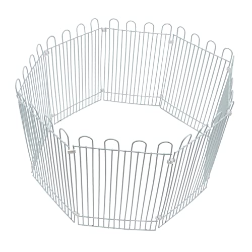 INOOMP 8 Stücke Haustier Zaun Hamster Käfig Laufstall Einfache Montage Große Sicher Material Weiß Pet Aktivität Park INOOMP 8 Stücke Haustier Zaun Hamster Käfig Laufstall Einfache Montage Große Sicher Material Weiß Pet Aktivität Park von INOOMP