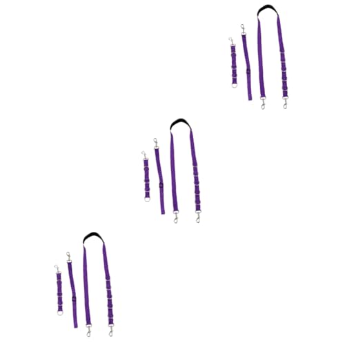 INOOMP 9 STK Haustierpflegeseil Haustiere Gürtel Pflege Seil Hundepflegezubehör Hundepflegeleine Schlupfleine Pflege Schleife Helfer Bei Der Hundepflege Violett Polypropylen INOOMP 9 STK Haustierpflegeseil Haustiere Gürtel Pflege Seil Hundepflegezubehör Hundepflegeleine Schlupfleine Pflege Schleife Helfer Bei Der Hundepflege Violett Polypropylen von INOOMP