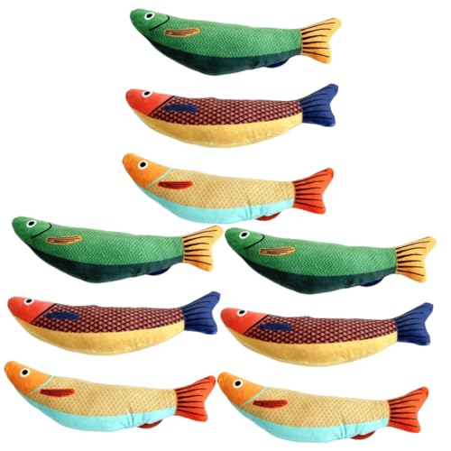 INOOMP 9 STK Katzenspielzeug Tierisches Spielzeug Spielzeuge Kauspielzeug Zum Zahnen Von Katzen Kätzchen Fisch Spielzeug Tierspielzeug Hund Plüsch Meeresfrüchte Fisch Beissen INOOMP 9 STK Katzenspielzeug Tierisches Spielzeug Spielzeuge Kauspielzeug Zum Zahnen Von Katzen Kätzchen Fisch Spielzeug Tierspielzeug Hund Plüsch Meeresfrüchte Fisch Beissen von INOOMP
