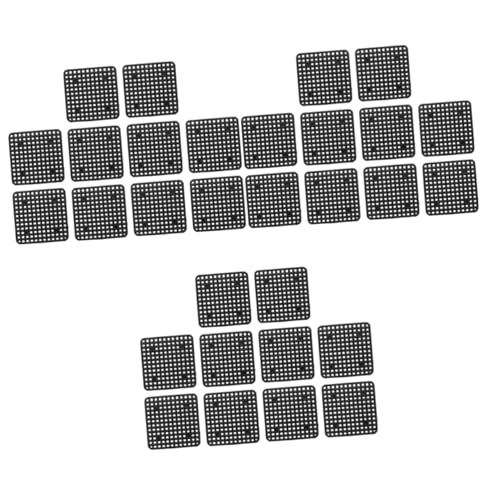 INOOMP 90 STK Abstandshalter für Blumentopfgitter Pflanztopf Lochgitter Gittermatte für Blumentöpfe Blumentopf-Netzmatte Pflanztopf-Drainagematte Loch-Mesh-Pad Pflanzmatten runden Bonsai von INOOMP