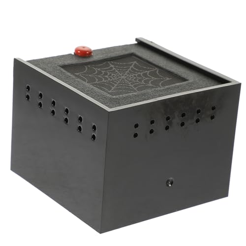 INOOMP Spinnenterrarium Aus Acrylplatte Lebensraumbehälter Für Reptilien Mit Ausziehbarem Deckel Insektengehege Für Springspinnen Eidechsenbecken Mit Belüftungsdesign von INOOMP
