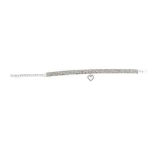 INOOMP Haustier-Halskette Für Hunde Und Welpen Sicheres Strass-Halsband Herzform Katzenhalskette Hundehalsband Kette Hundehalsband Haustierschmuck Für Partys von INOOMP