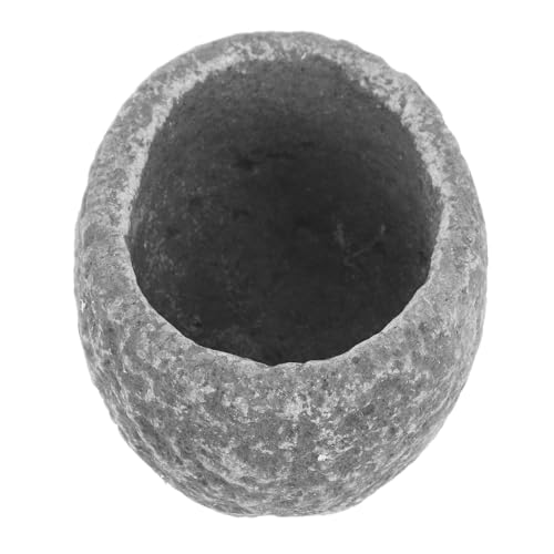 INOOMP Anti-Escaping Food Bowl Futterspender füttern Schüsseln für Reptilien Fütterung Reptilien-Wurmschale Terrarienschalen Futterbecken für Reptilien Harz Grey von INOOMP