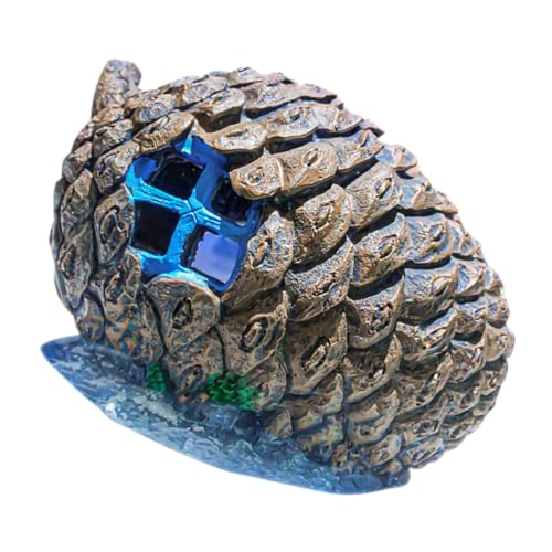 INOOMP Aquarium Dekoration Aquarien Dekoration Fischtankdekor Dekorationen für Aquarienzubehör Garnelenhöhle im Aquarium Aquarium Ornament Aquariendekoration klein Umweltharz Brown von INOOMP