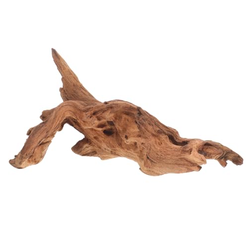 INOOMP Aquarium Dekoration Natürliches Wurzelholz Einzigartiges Wurzelholz Ornament mit Zufälliger Form Lebensechte Fisch Tank Landschaftsdeko für Aquarien und Fischbecken von INOOMP