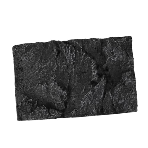 INOOMP Aquarium Hintergrundplatte aus PU Material Felsgestaltung Dekorative Rückwand für Reptilien und Wasseraquarien Geruchsfrei Natürlicher Look für Terrarien und Schildkrötenbecken von INOOMP
