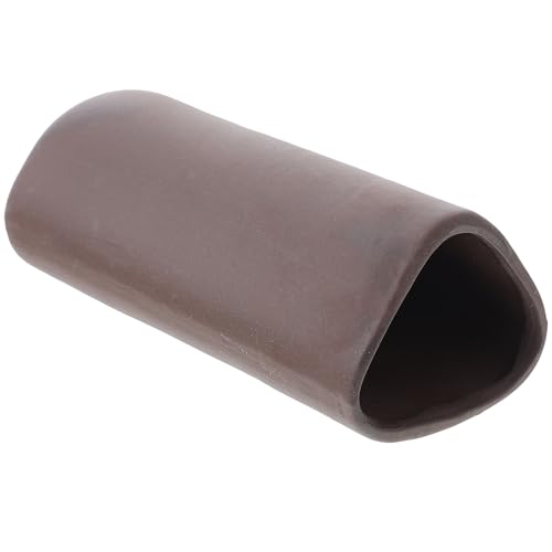 INOOMP Aquariumhöhle, Garnelenversteck, Keramik-zuchtunterstand für Aquarien, Kaffeefarbe, 5, 78 Zoll von INOOMP