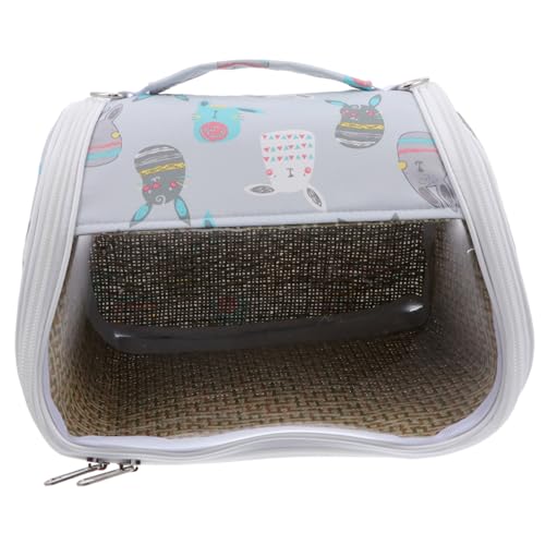 INOOMP Atmungsaktive Kleintier Tragetasche für Hamster Chinchilla und Meerschweinchen Tragbarer Outdoor Rucksack Bequem und Langlebig für Spaziergänge Reisen und Alltag von INOOMP